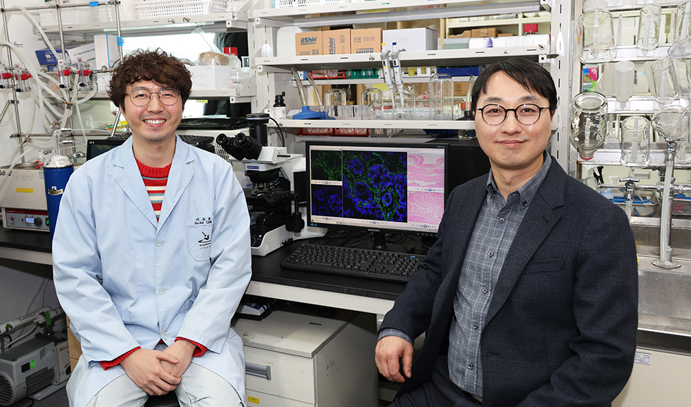 유진욱 교수팀 "먹는 약으로, 전신 부작용 없이 대장암 치료한다"